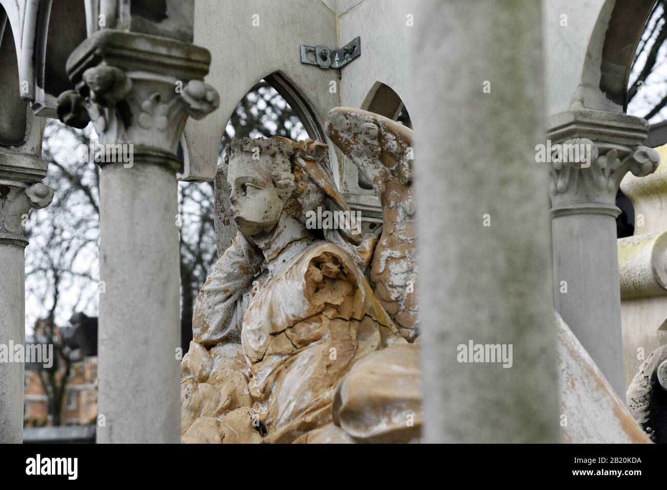 Père Lachaise Cimetery - Paris - France Stock Photo