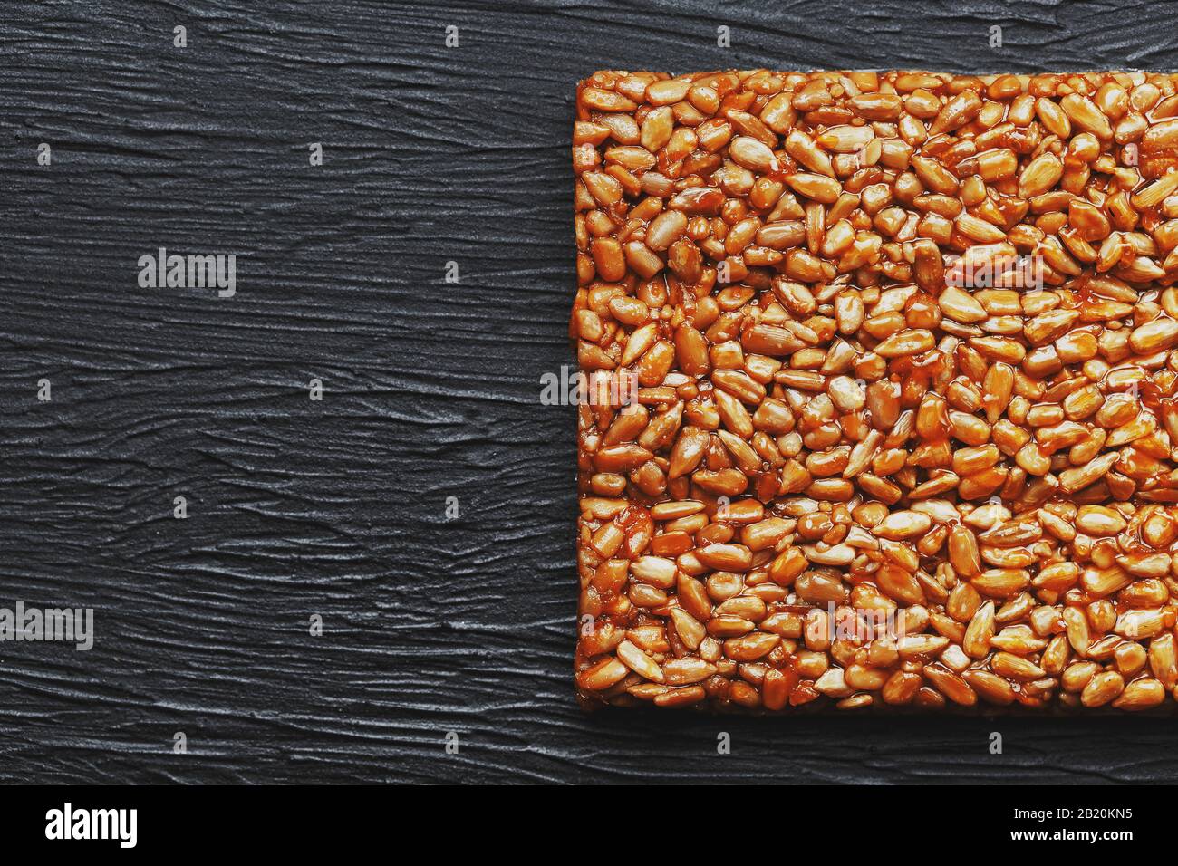 Useful snacks. Fitness diet food. Boletchik from kozinaki sunflower