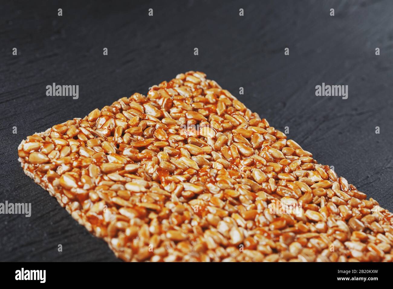 Useful snacks. Fitness diet food. Boletchik from kozinaki sunflower