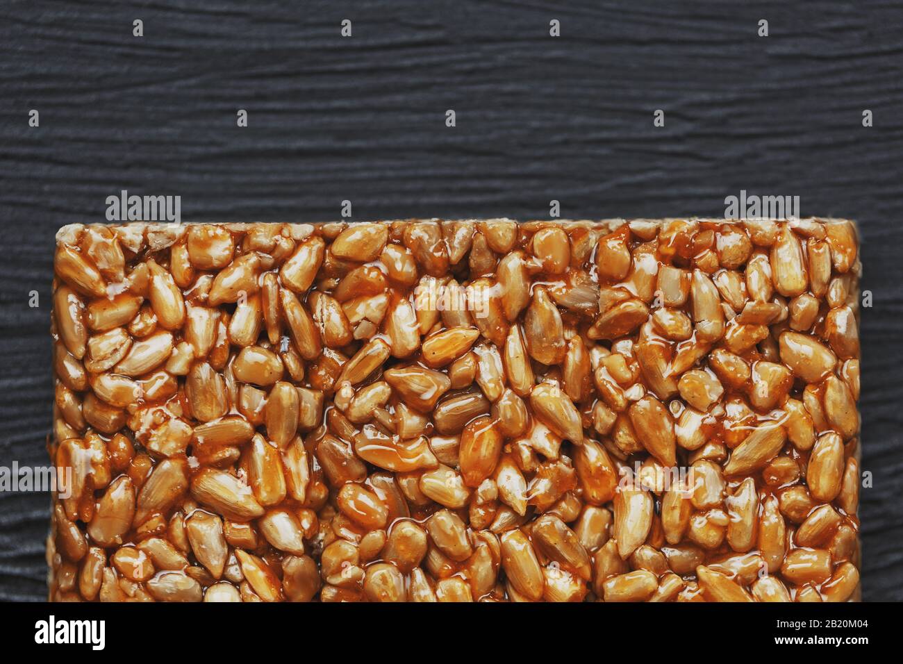 Useful snacks. Fitness diet food. Boletchik from kozinaki sunflower