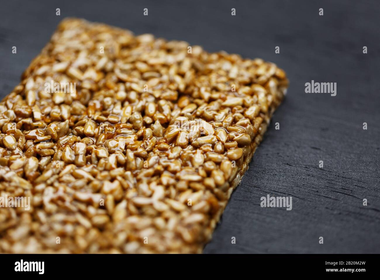 Useful snacks. Fitness diet food. Boletchik from kozinaki sunflower