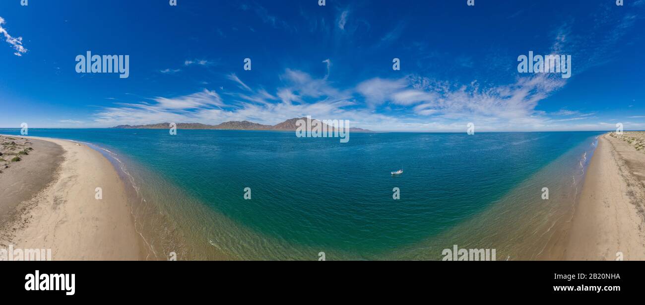 Magdalena Bay Baja California Sur aerial landscape Mexico Stock Photo ...