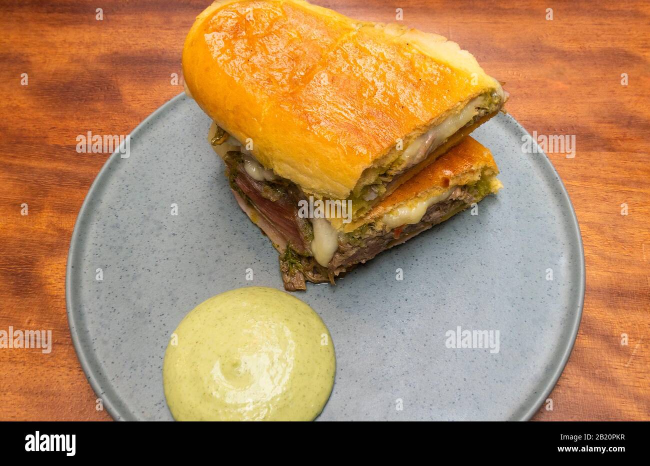 Cubano mix, a Cuban sandwich Stock Photo