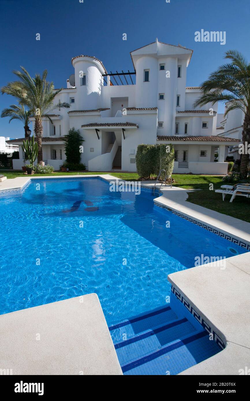 Holiday apartments in Spain Stock Photo