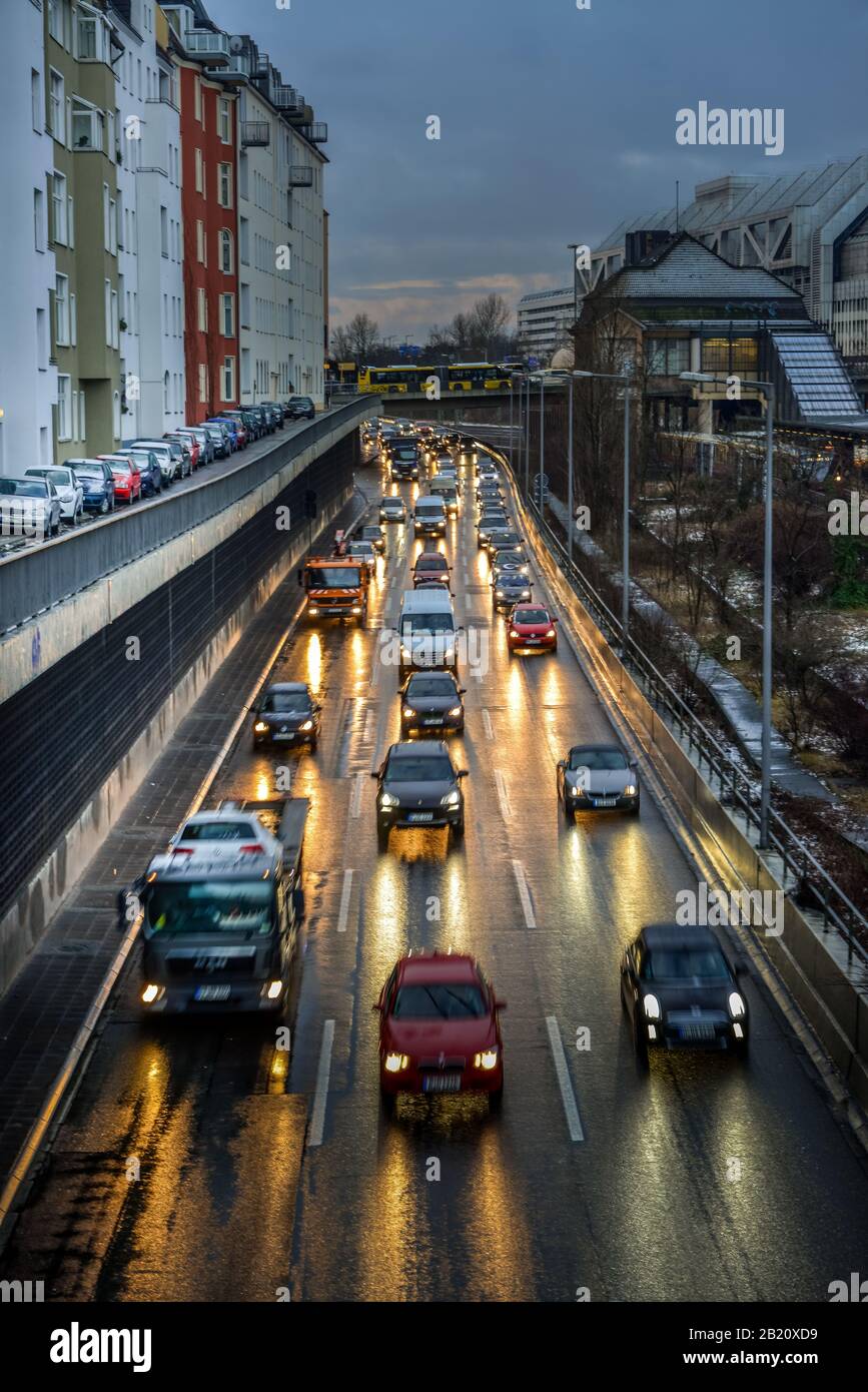 Stadtautobahn, Charlottenburg, Berlin Deutschland Stock Photo