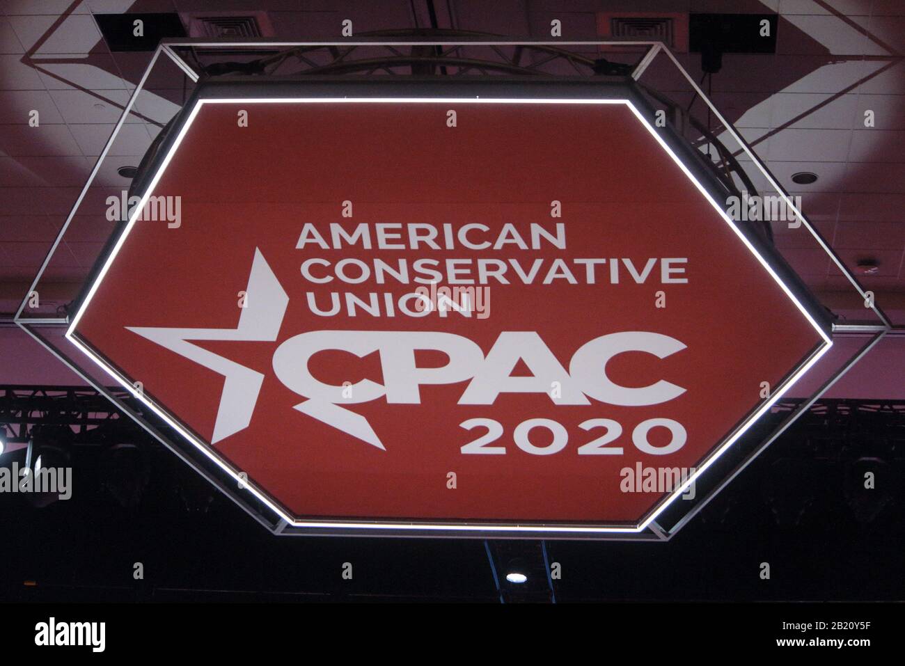 National Harbor, Maryland, USA. 28th Feb, 2020. The 2020 Conservative ...