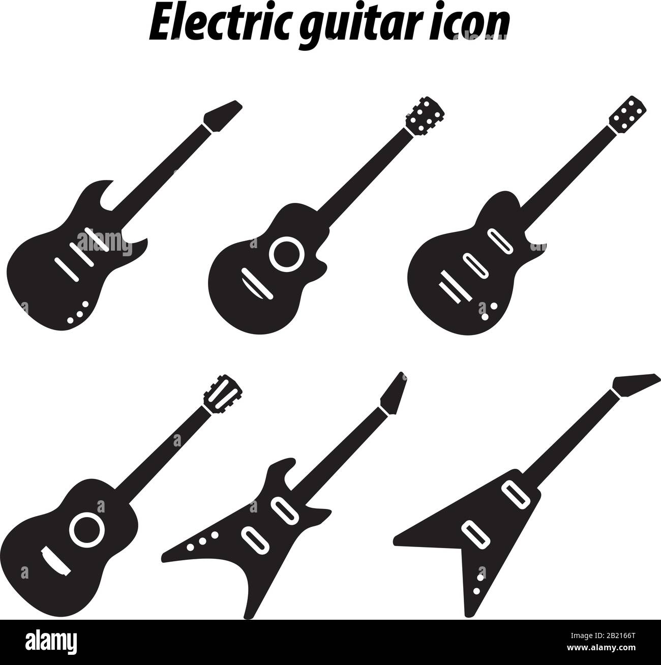 Electric guitar Icon template black color editable. Electric guitar Icon  Team work Icon symbol Flat vector illustration for graphic and web design  Stock Vector Image & Art - Alamy