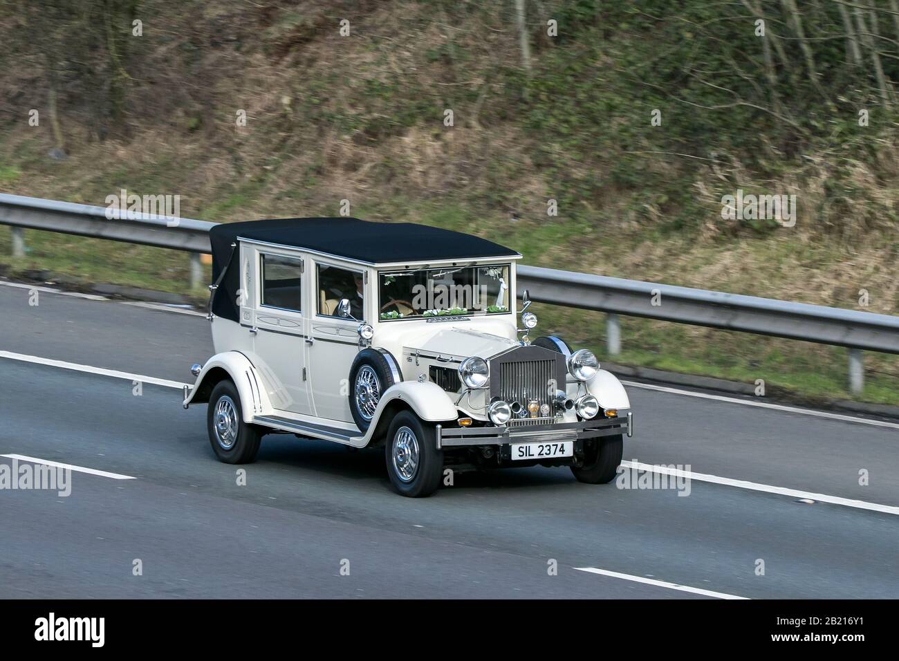 Classic viscount landaulette 7 seater hires stock photography and