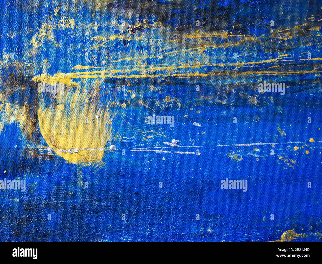 Luxury abstract art painting background turquoise blue and gold