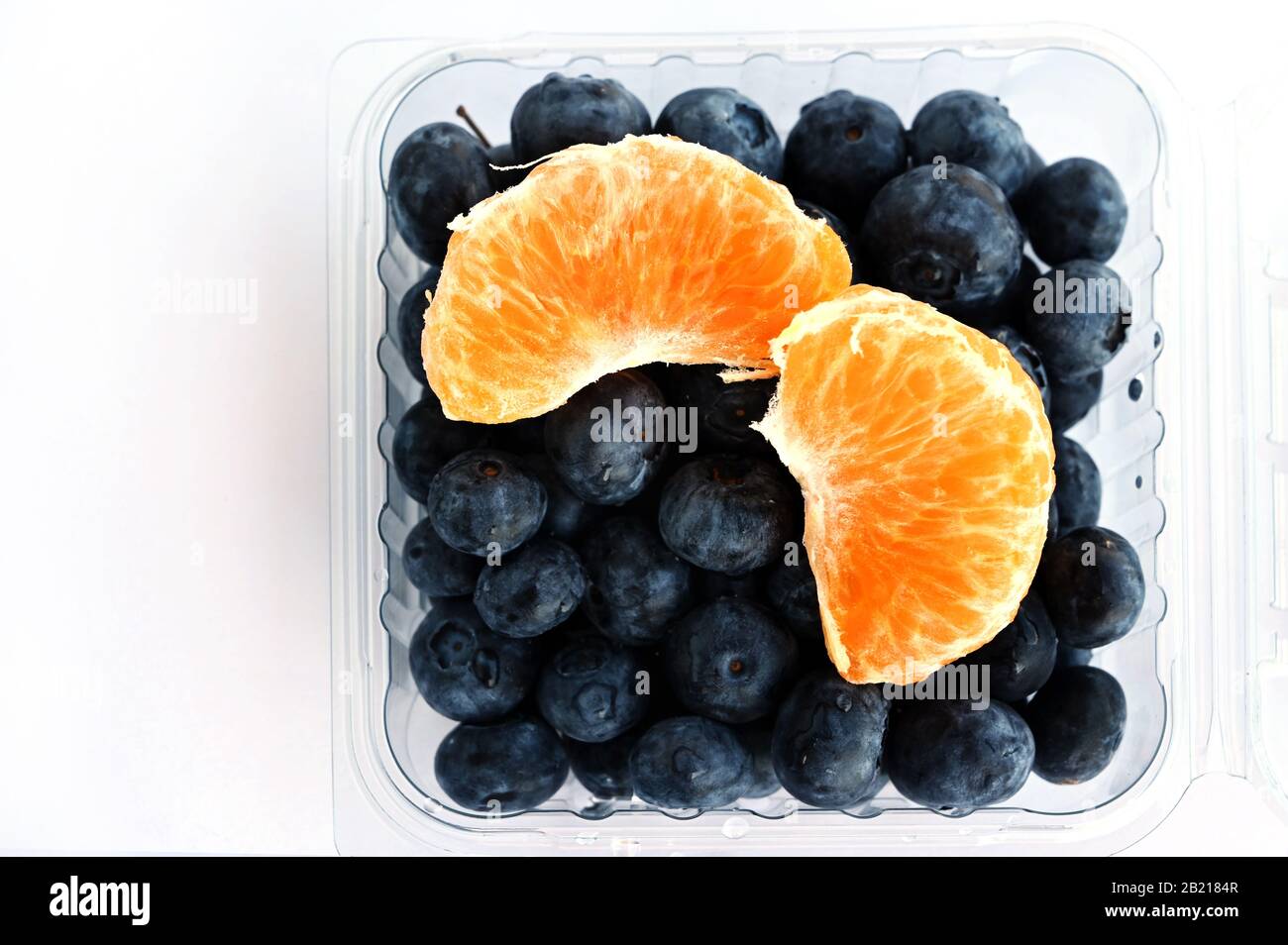 Blueberry and clementine Stock Photo Alamy