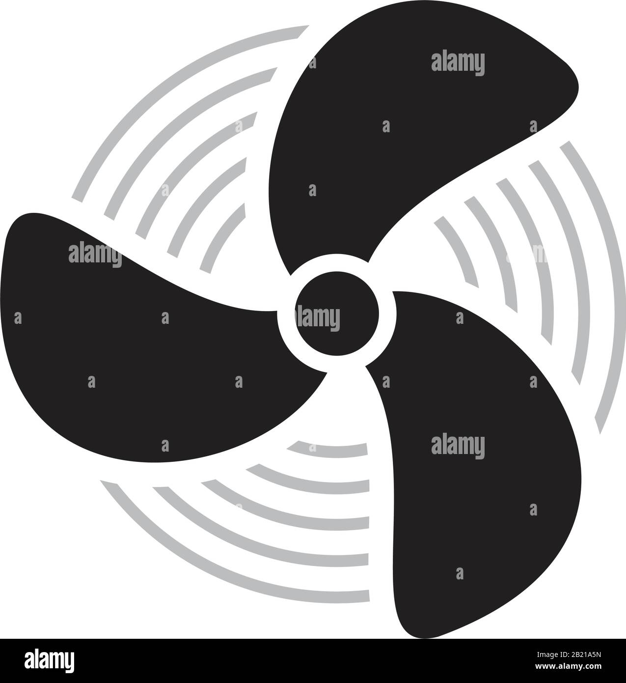 Plane propellers, Aircraft propeller Icon template black color editable. Plane propellers, Aircraft propeller Icon symbol Flat vector illustration for Stock Vector
