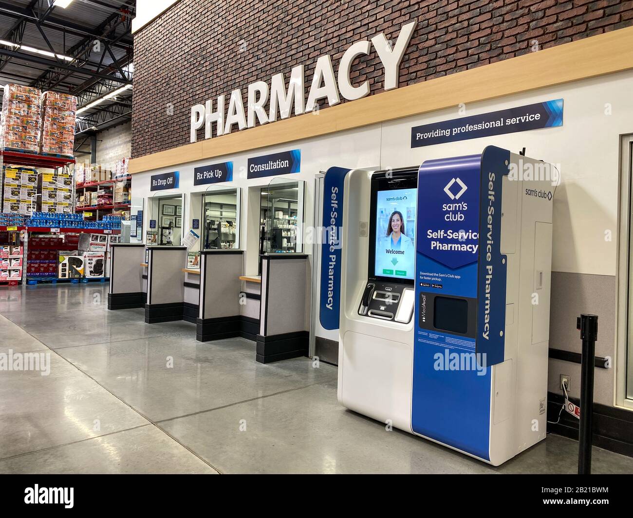 Orlando, FL/USA2/11/20The MedAvail Self Service Pharmacy kiosk in the