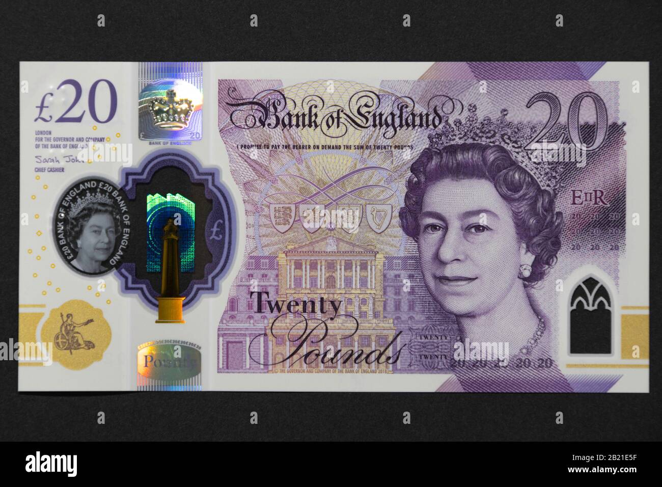 New UK £20 note Stock Photo