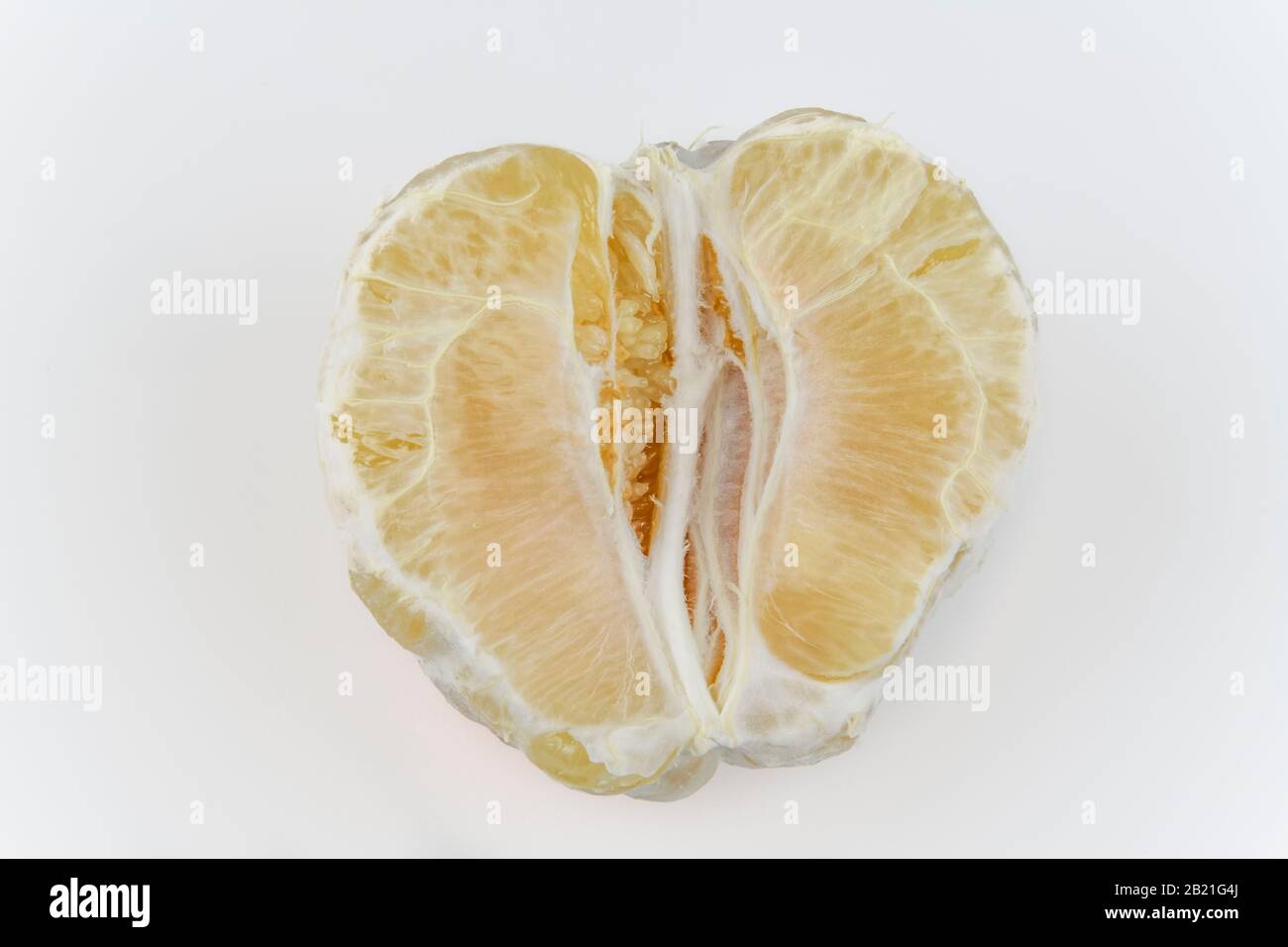 Geschälte Pomelo, Fruchtfleisch, Studioaufnahme Stock Photo Alamy