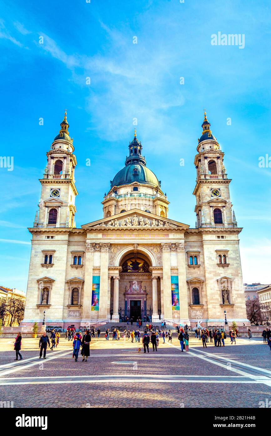 St. Stephen's Basilica, Budapest, Hungary Stock Photo