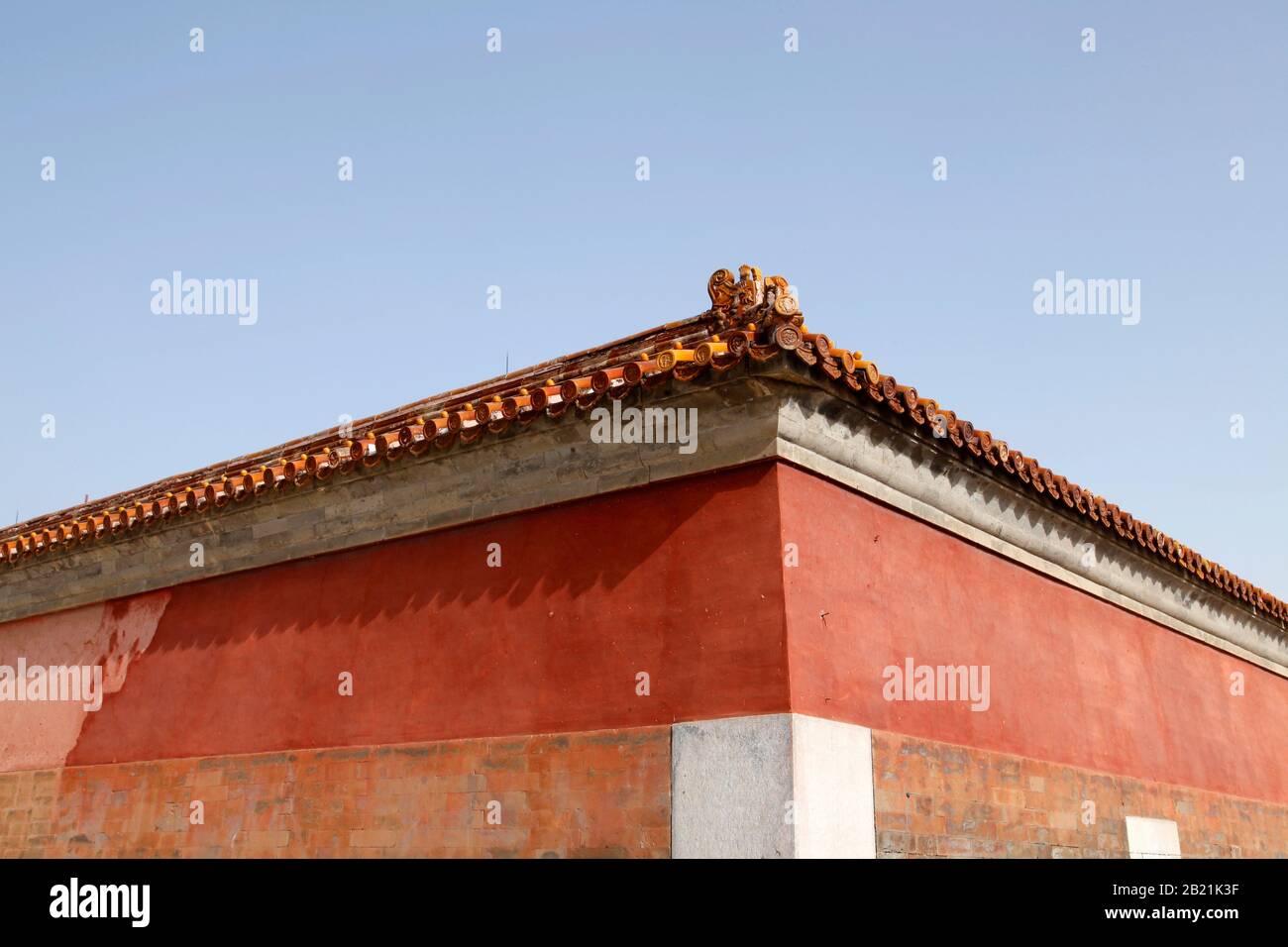 The ancient Chinese palace walls Stock Photo Alamy
