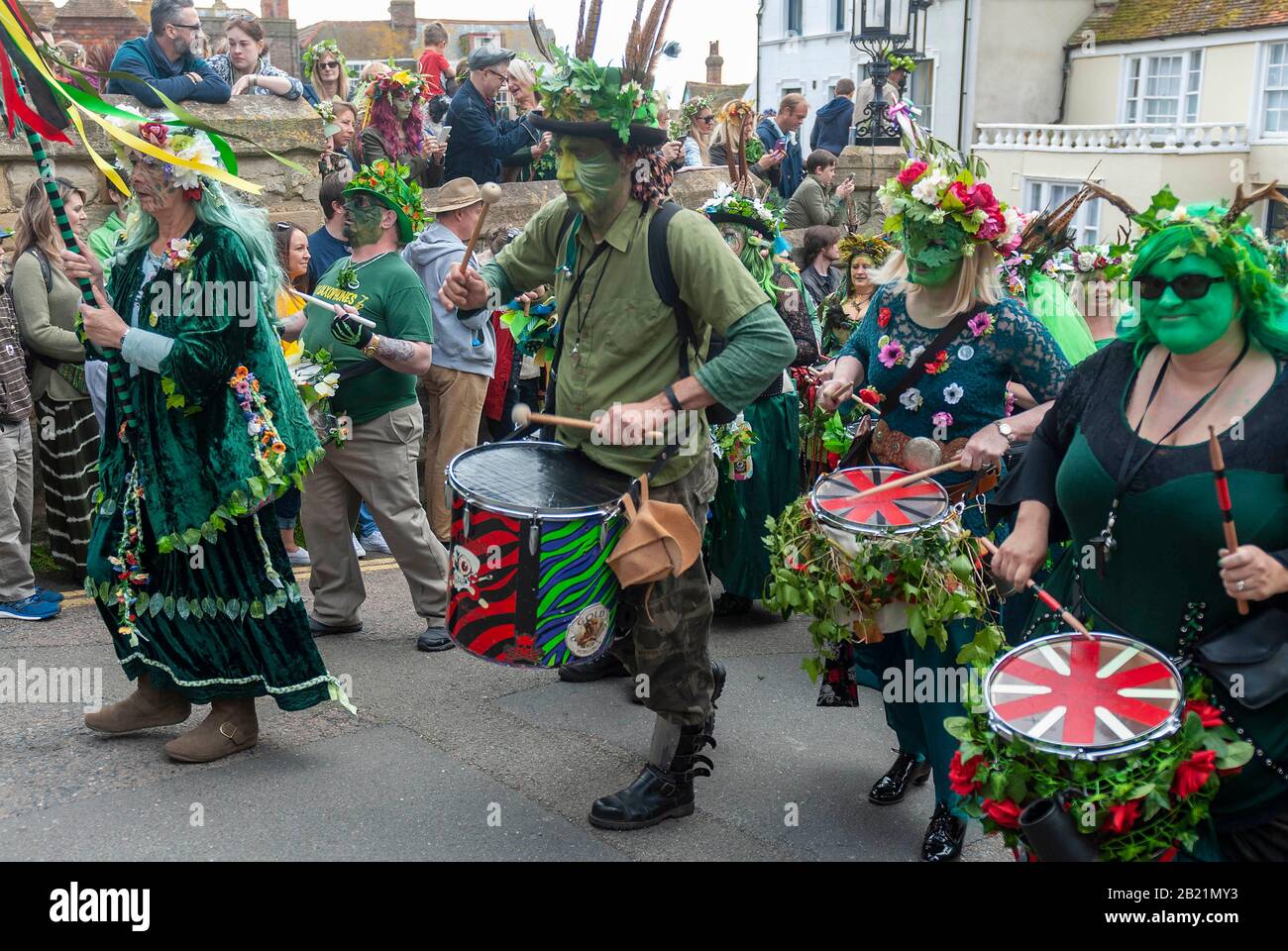 Jack In The Green Festival, Hastings, East Sussex, England, UK Stock
