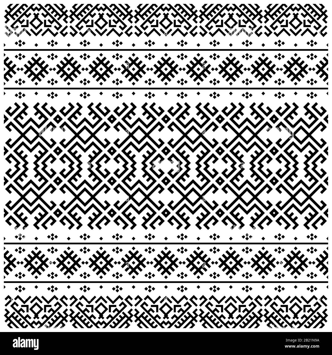 Tribal ethnic vector texture. Stripe seamless pattern in Aztec style ...