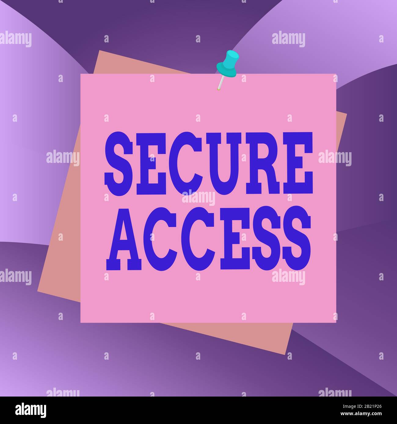 Handwriting text Secure Access. Conceptual photo enhance the security ...