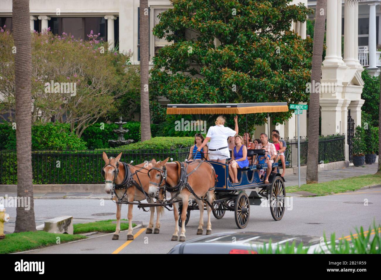The Battery is a beautiful area in the historical district of