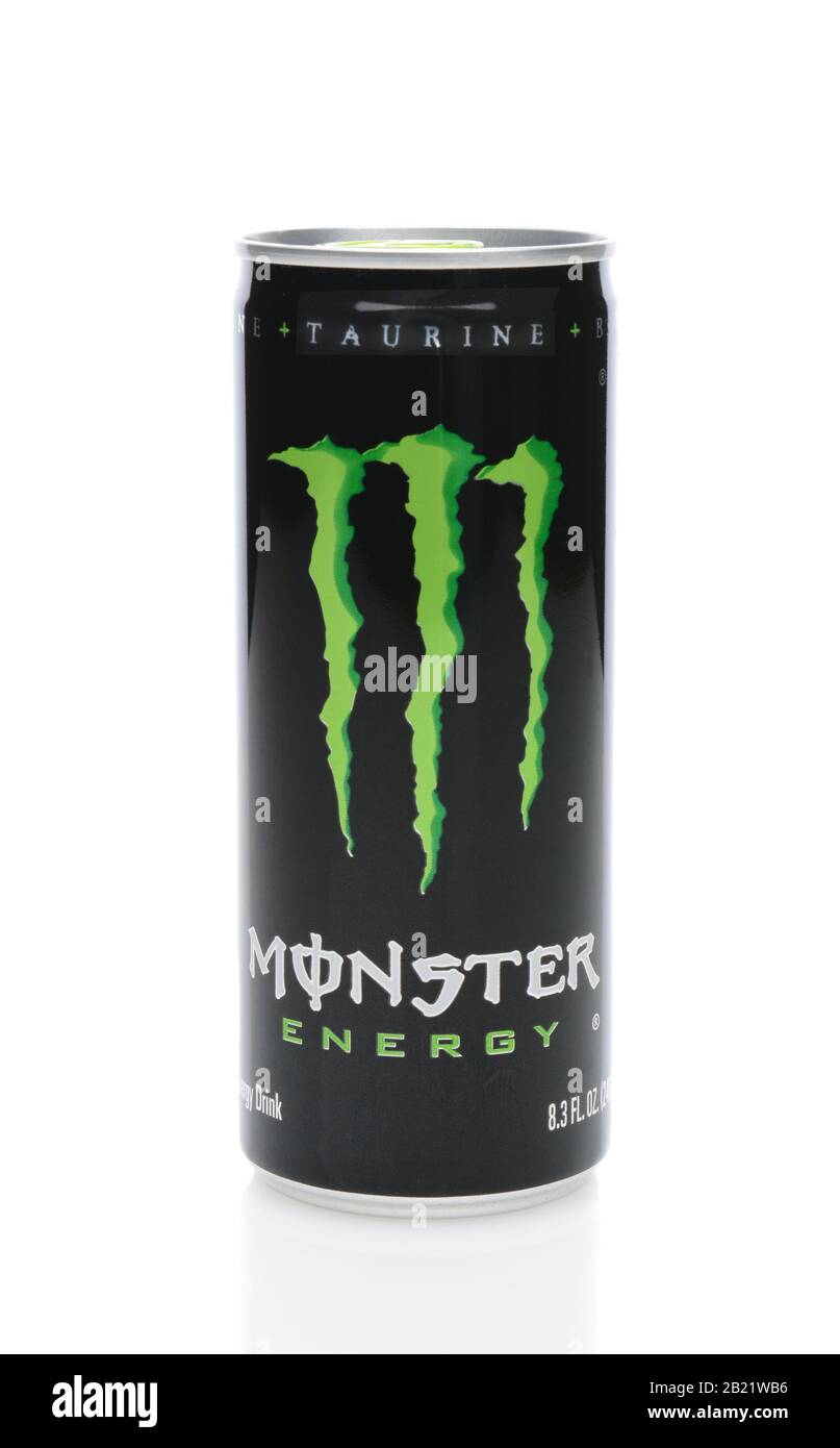 IRVINE, CA - SEPTEMBER 22, 2014: A can of Monster Energy Drink. Introduced  in 2002 Monster now has over 30 different drinks with high a caffeine conte  Stock Photo - Alamy