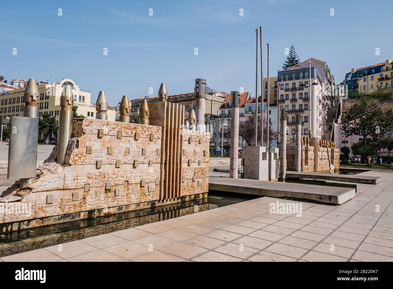 Plaza Dom Duarte Is A Public Square In Martim Moniz Area Of Lisbon Portugal Stock Photo Alamy