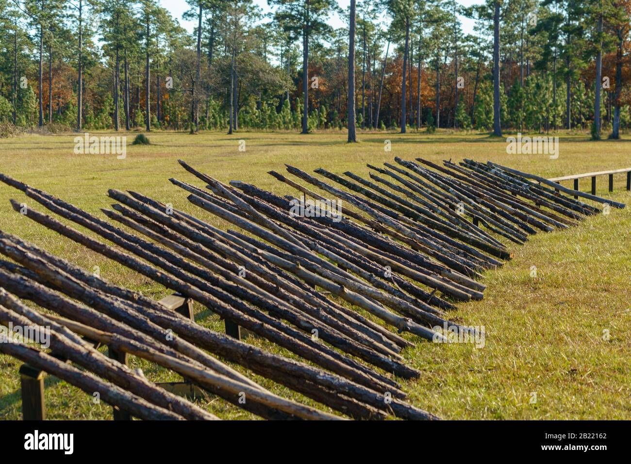 Blakeley State Park Mobile, Alabama. Civil War Battle site. Stock Photo