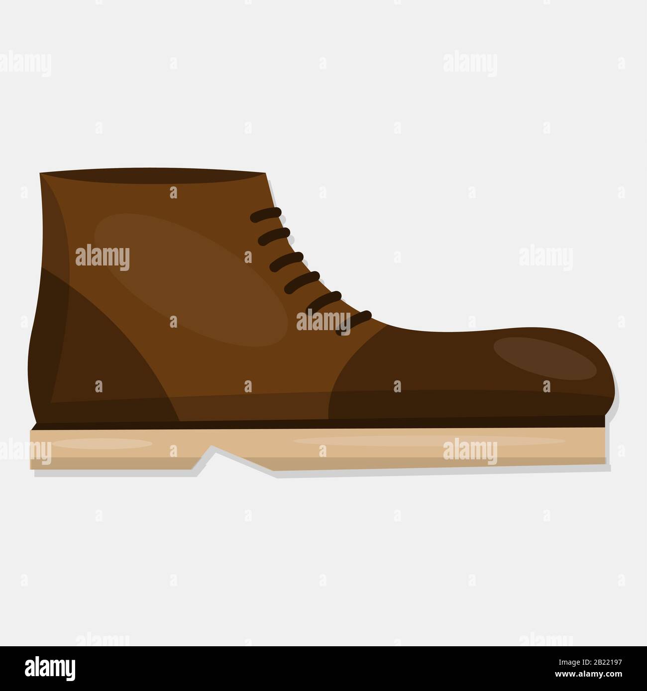 boots shoe isolated vector illustration Stock Vector Image & Art Alamy