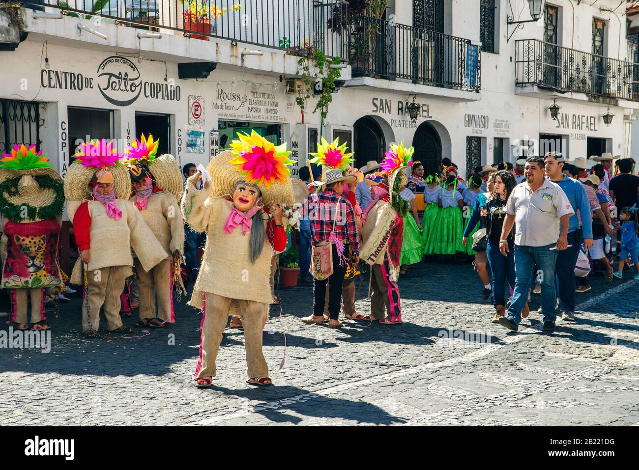 Taxco Street Mexico High Resolution Stock Photography and Images 
