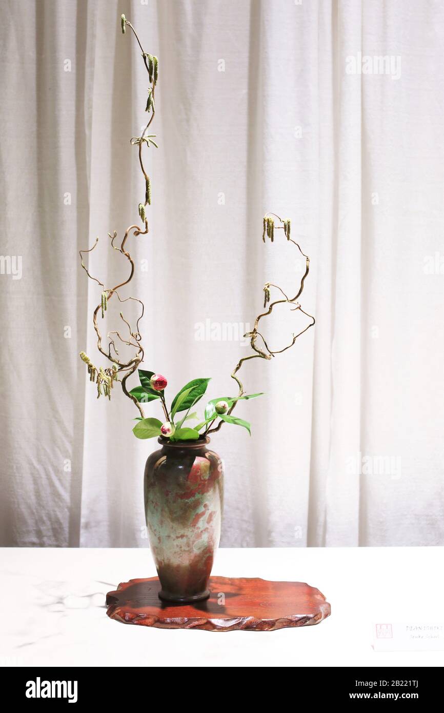 Ikebana on display at the Northwest Flower and Garden Festival in