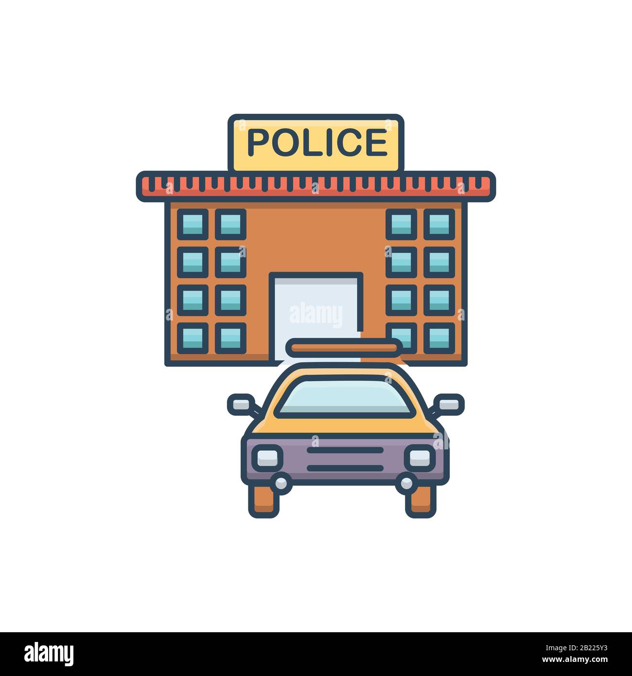 Police station icon Stock Vector Image & Art Alamy