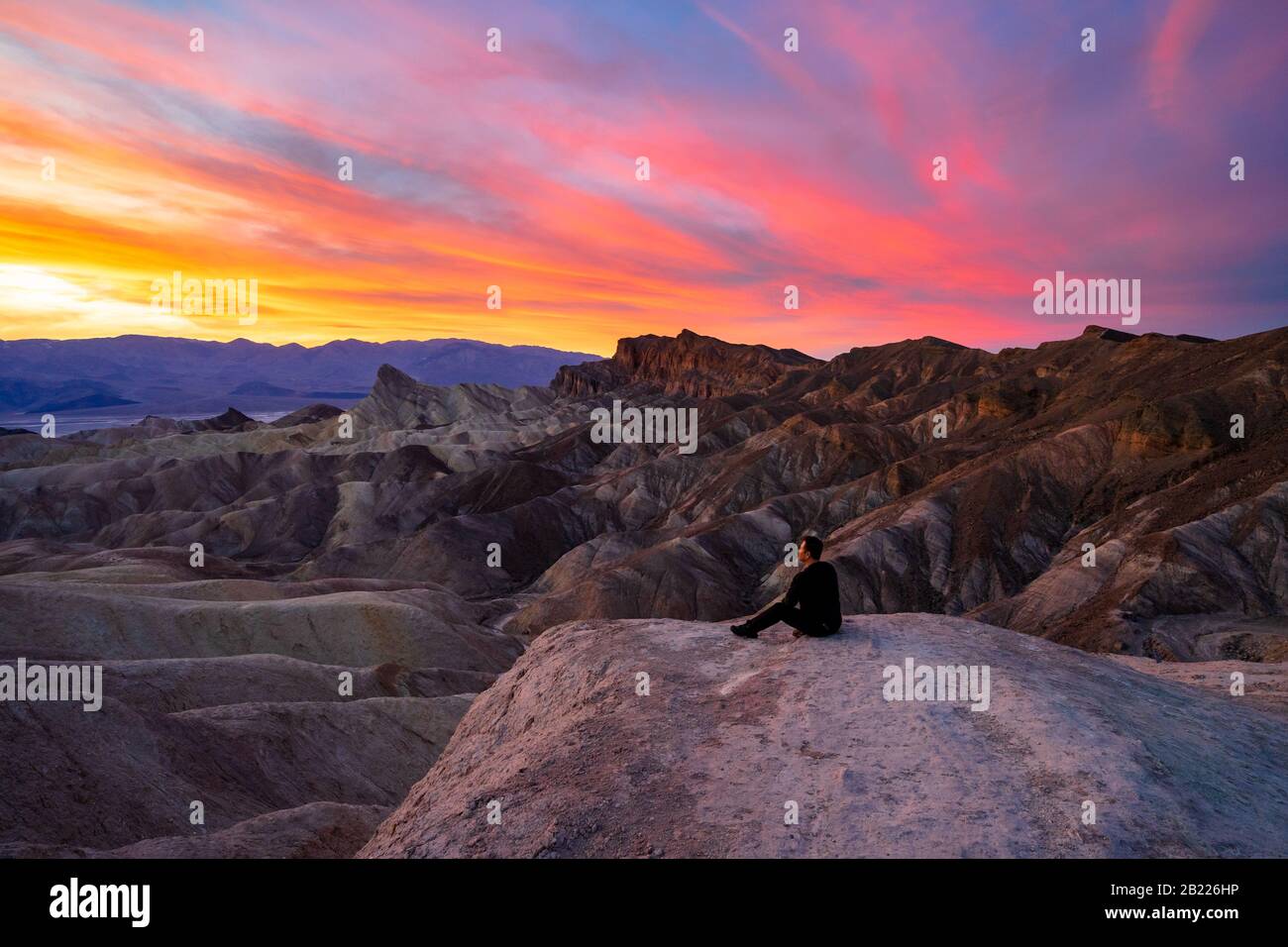 death valley zabriskie point Stock Photo Alamy