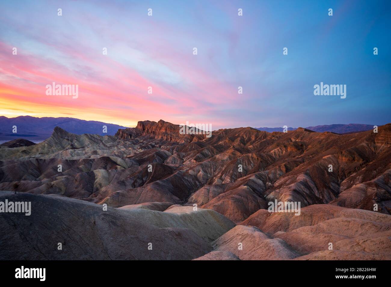 death valley zabriskie point Stock Photo Alamy