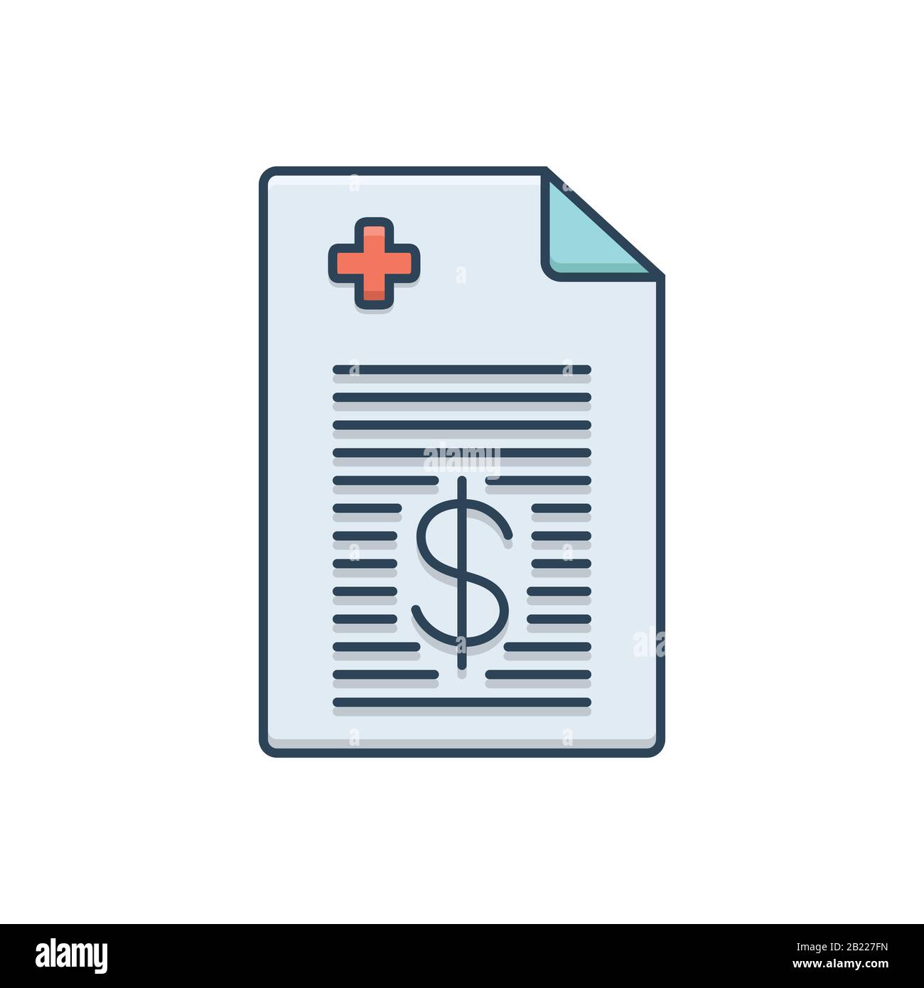 Medical bill icon Stock Vector Image & Art - Alamy