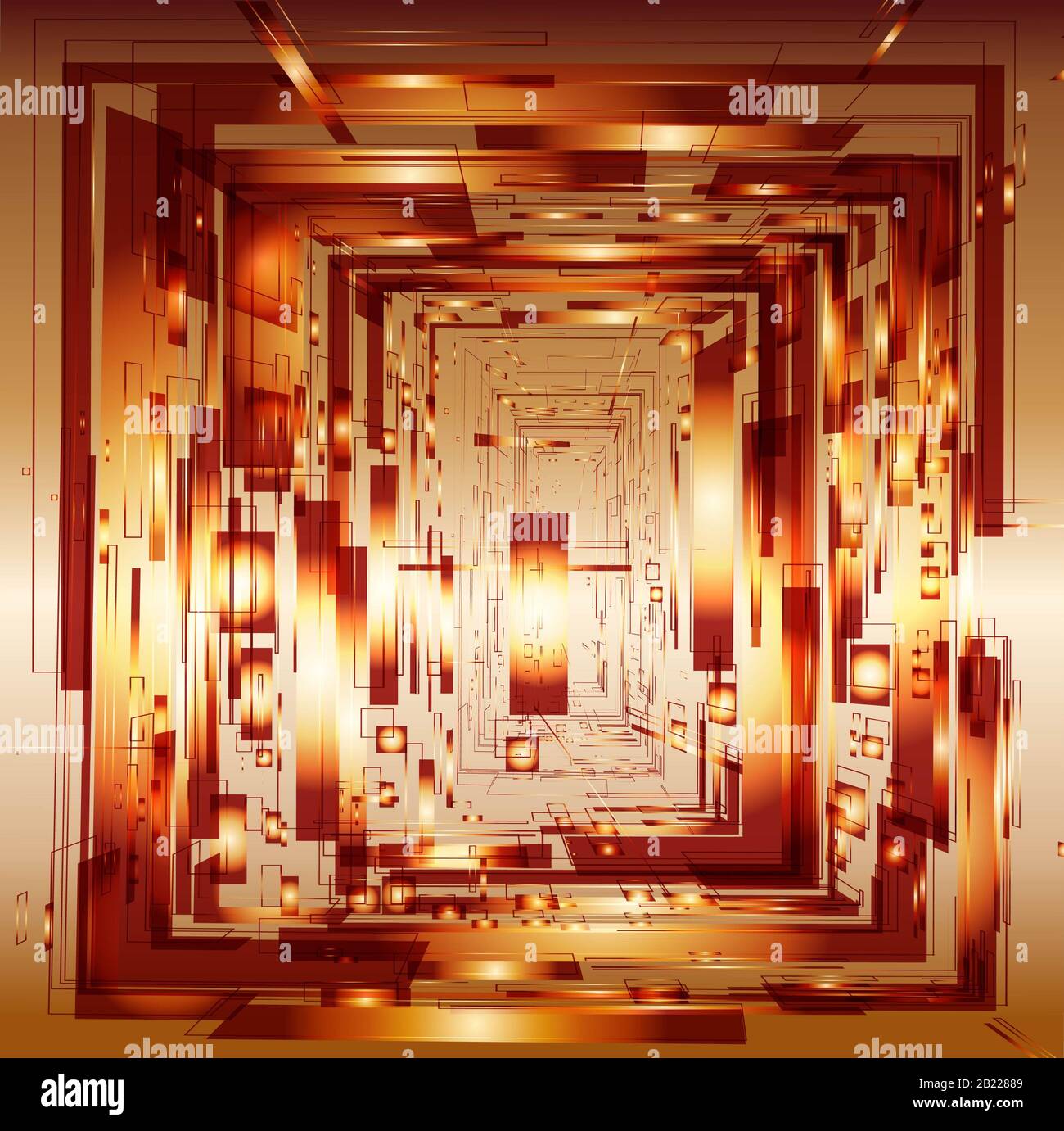 Abstract technology background with light spots Stock Photo - Alamy