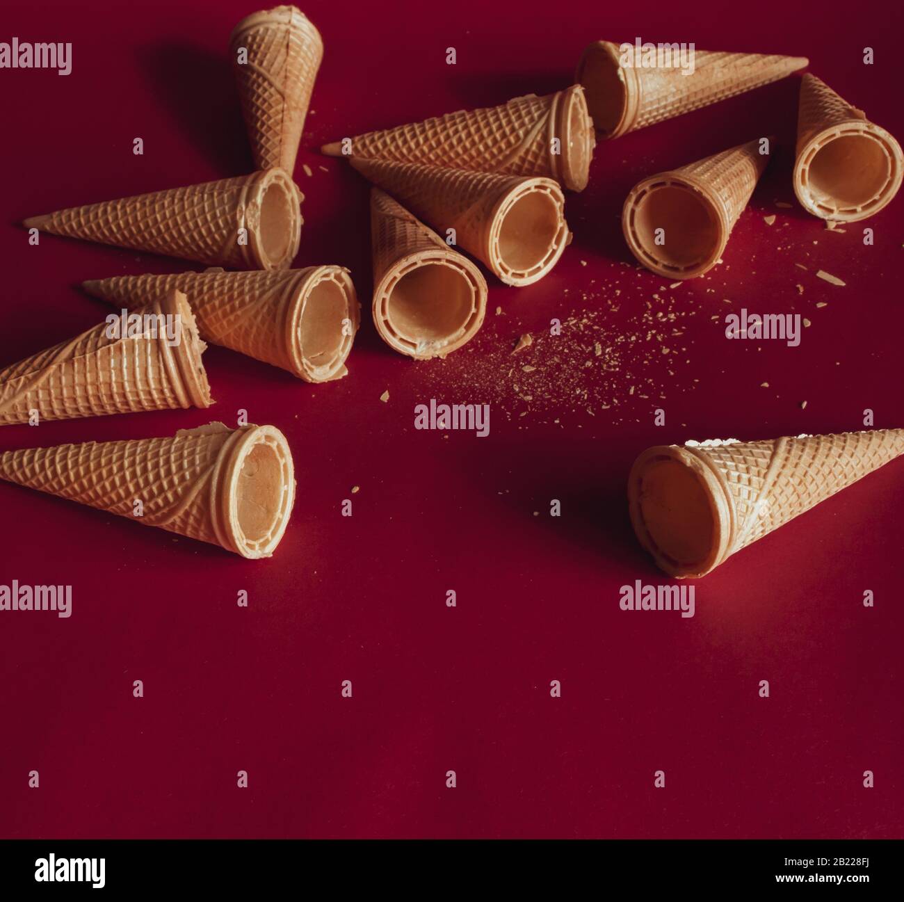 Ice cream cones Stock Photo Alamy