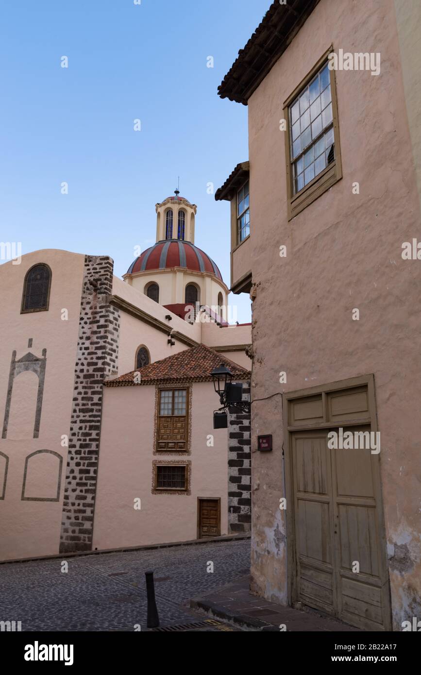 La Orotava, Spain January 12, 2020Church of Nuestra Senora de la