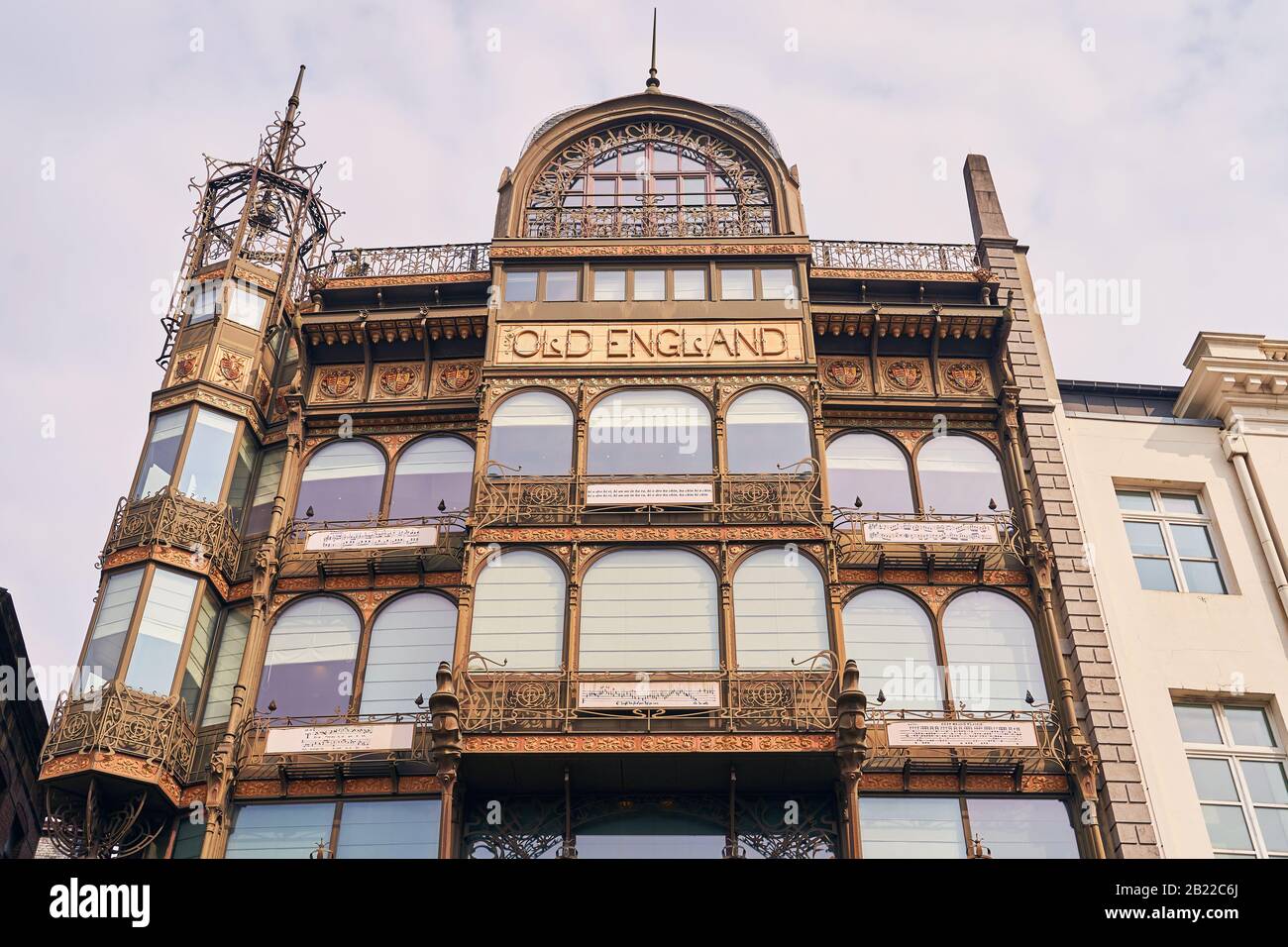 Brussels, Belgium - April 02, 2019: The Musical Instrument Museum, located in the former Old England department store on the Coudenberg street. Stock Photo