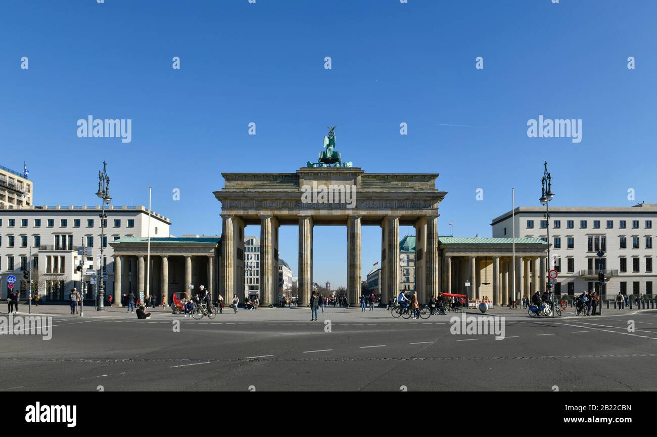 Brandenburger Tor, Platz Des 18. Maerz, Mitte, Berlin, Deutschland ...