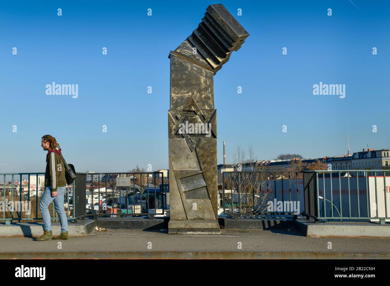 Deportationsmahnmal Putlitzbruecke, Moabit, Berlin, Deutschland Stock Photo