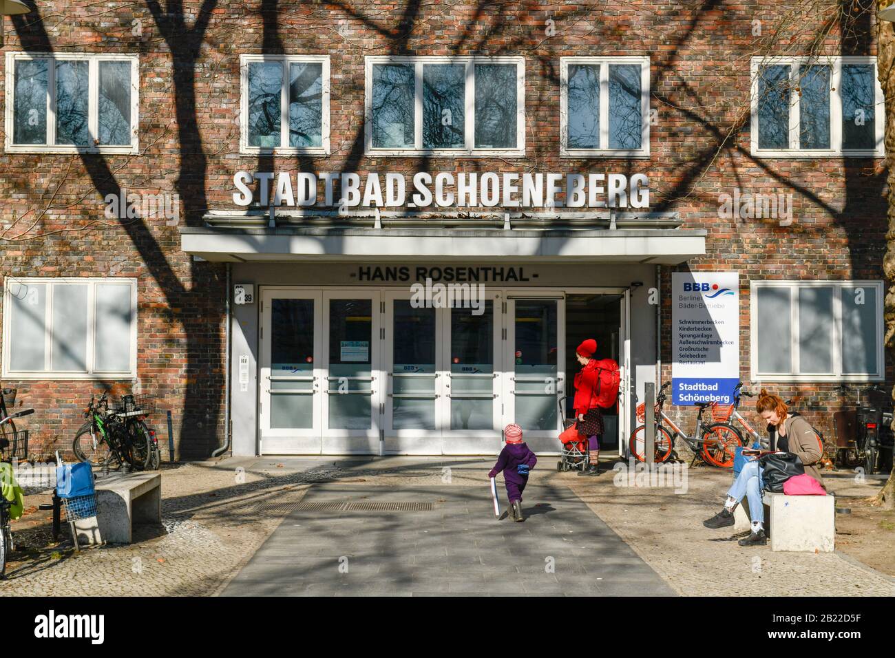 Stadtbad Schoeneberg, HansRosenthal, Hauptstrasse, Schoeneberg, Berlin, Deutschland Stock Photo Stadtbad Schoeneberg, HansRosenthal, Hauptstrasse, Schoeneberg, Berlin, Deutschland Stock Photo