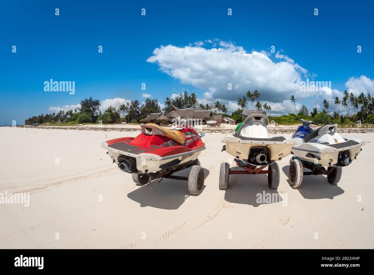 Diani Beach rental jet ski water sports activities on the beach in