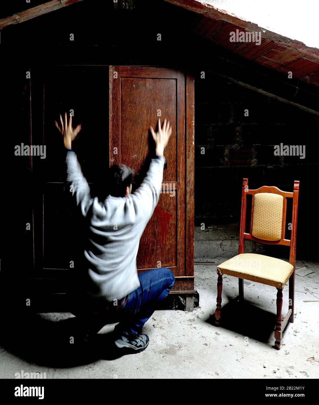 Ghostly man hi-res stock photography and images - Alamy