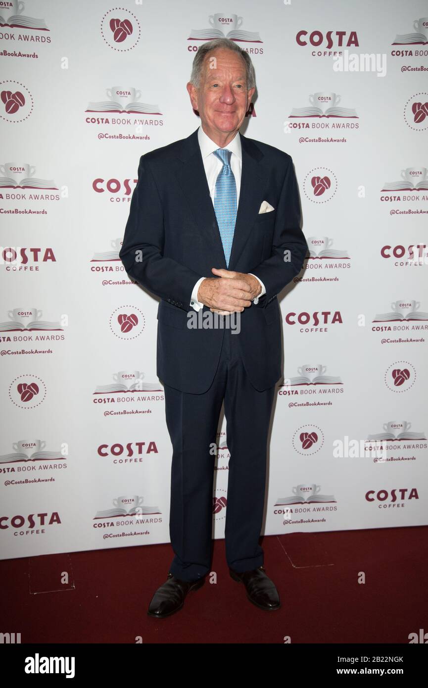 Arriving for the Costa Book Awards hosted at Quaglino’s 28.01.20 Featuring: Michael Buerk Where: London, United Kingdom When: 29 Jan 2020 Credit: WENN.com Stock Photo