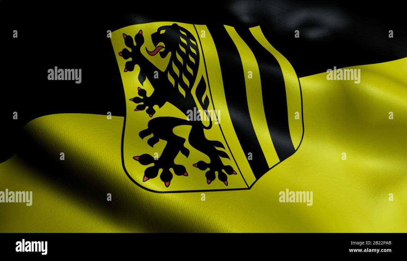 Dresden Stadtflagge – 90x150 Cm, Wetterfest, Made In Germany