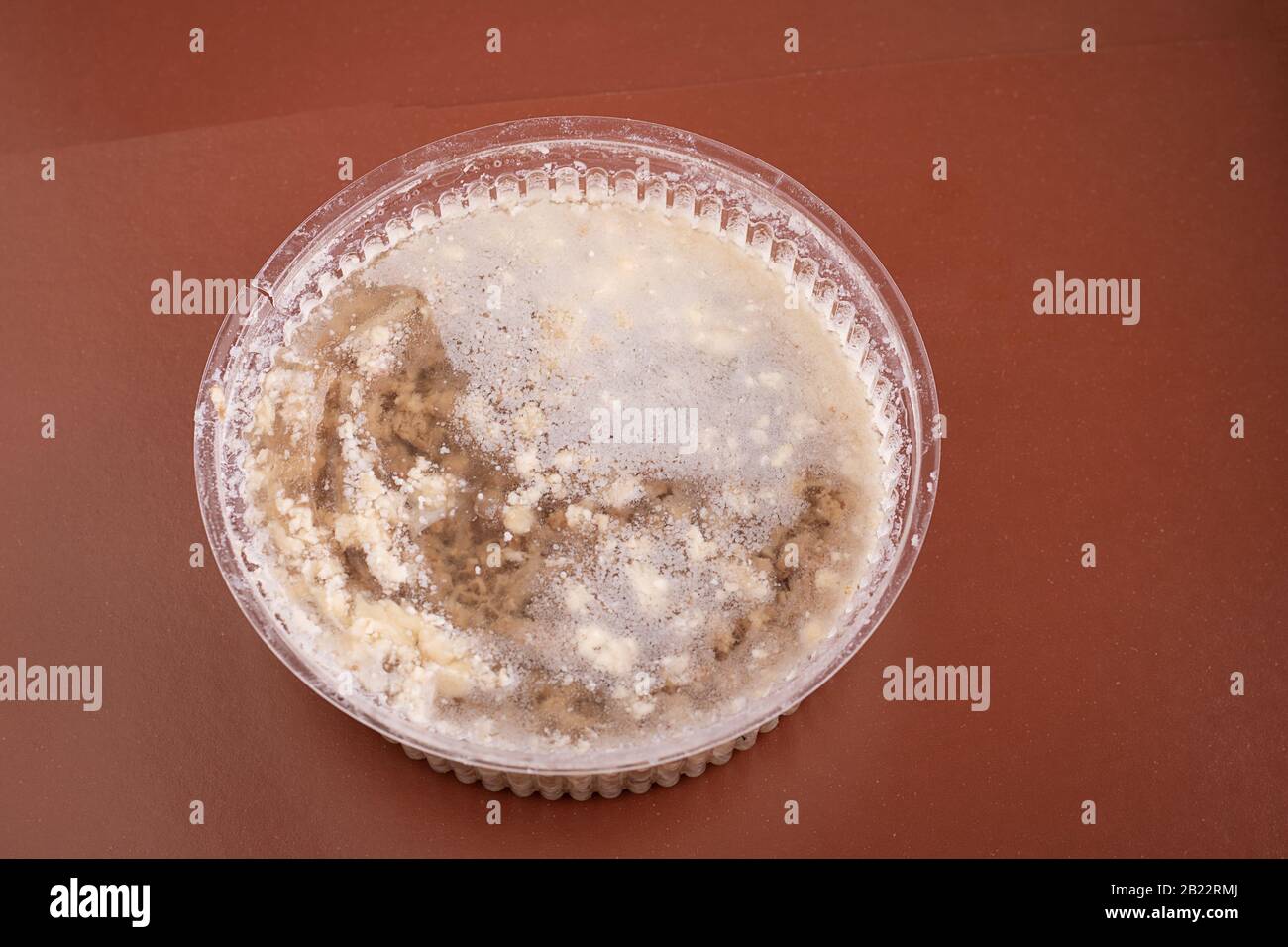 Jellied meat, bone jelly in plastic box Stock Photo Alamy