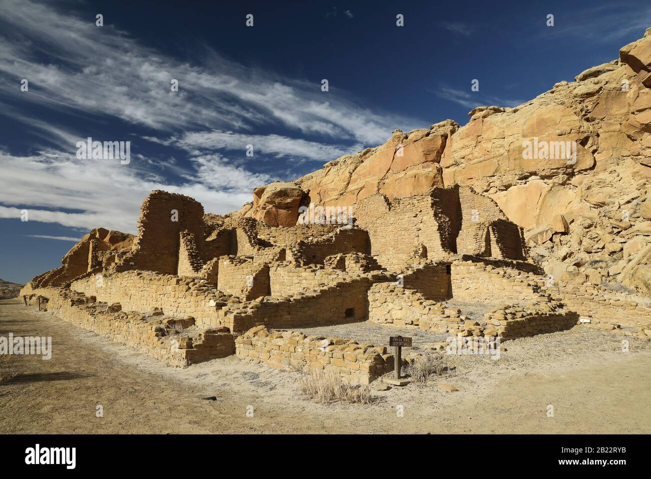 Kin Kletso ,Navajo for “yellow house”,Chaco Culture National Historical ...