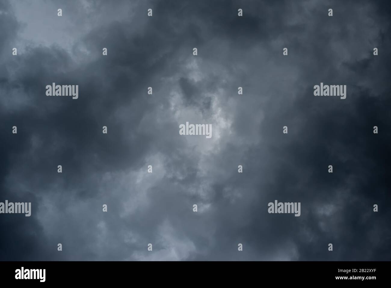 Dark Black Clouds In The Sky Stormy Rain Clouds Background Stock Photo Alamy