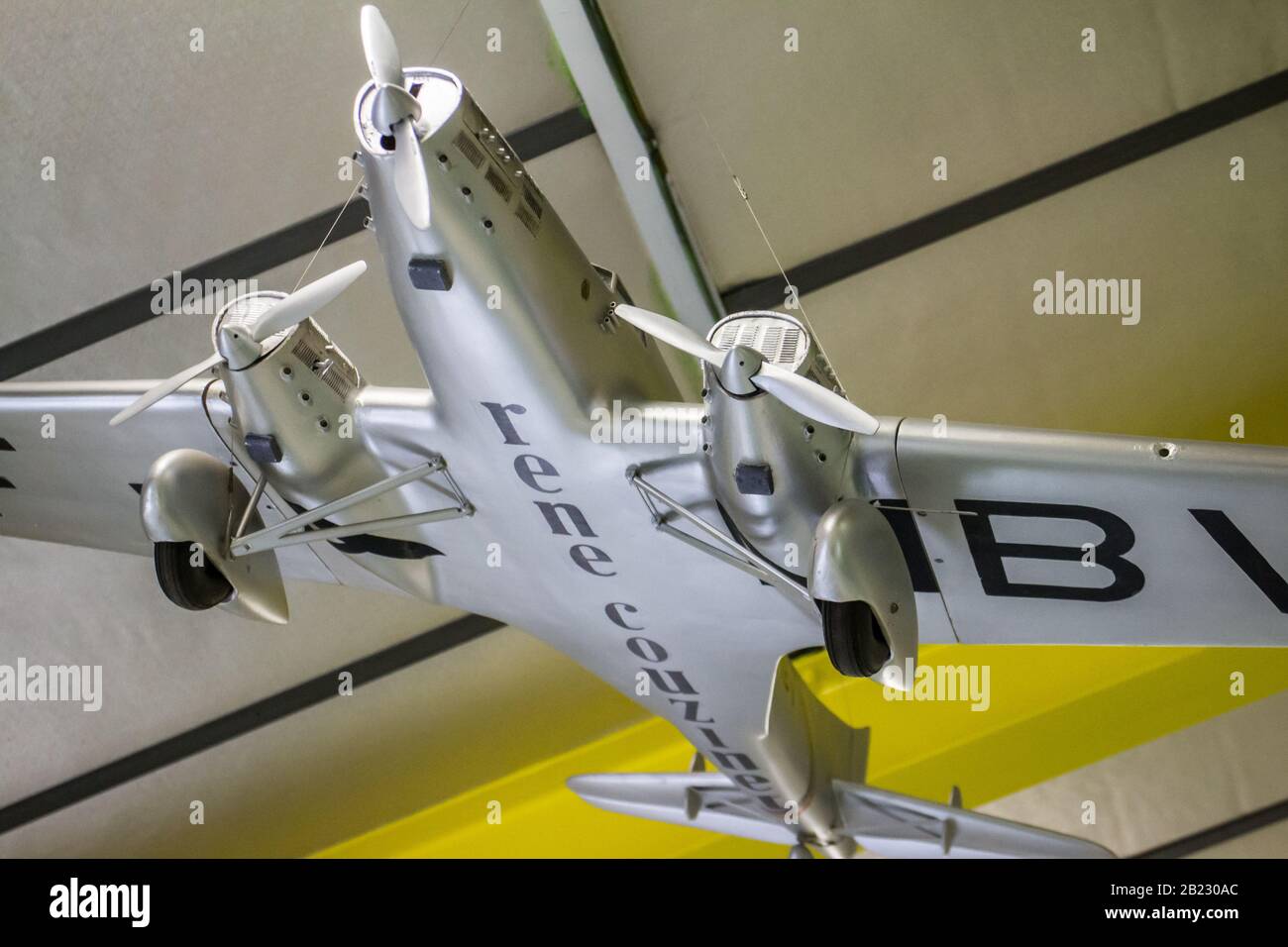Musee De L Aviation Saint Victoret 13 France Avion L Arc En Ciel De Rene Couzinet Stock Photo Alamy