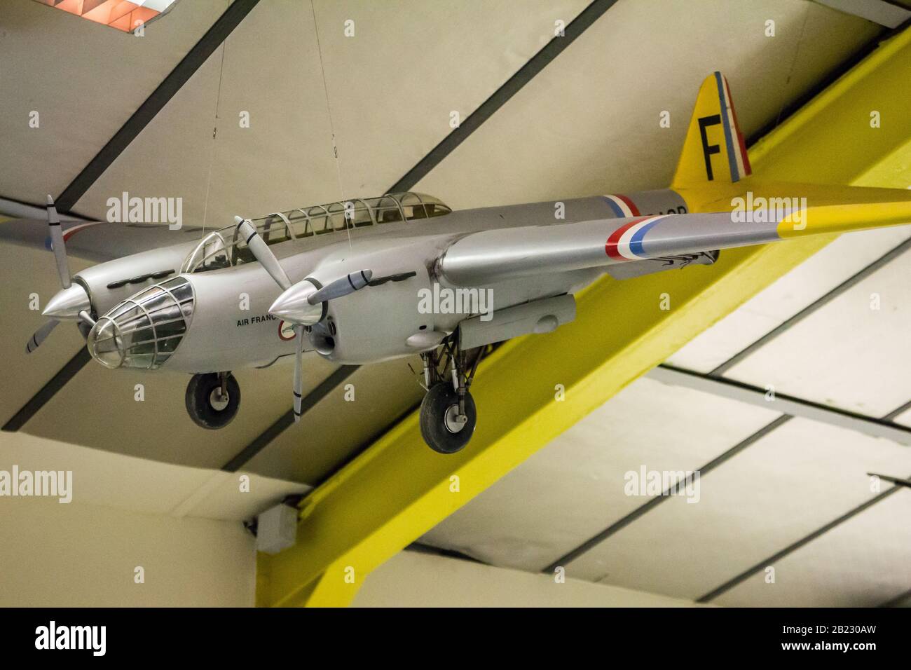 Musée de l'Aviation,Saint Victoret (13,France) Bomber AMIOT 351/356 Stock Photo